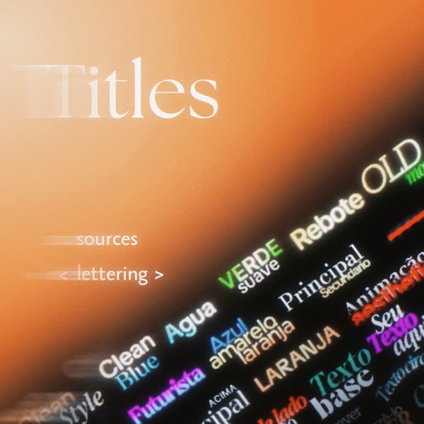 Capa do módulo Titles