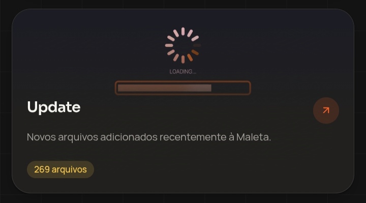 Módulo Update da Maleta do Editor com novos arquivos adicionados
